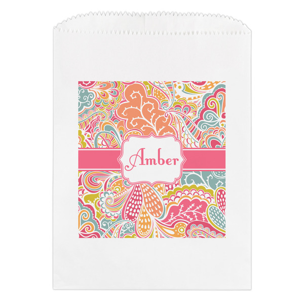 Custom Abstract Foliage Treat Bag (Personalized)