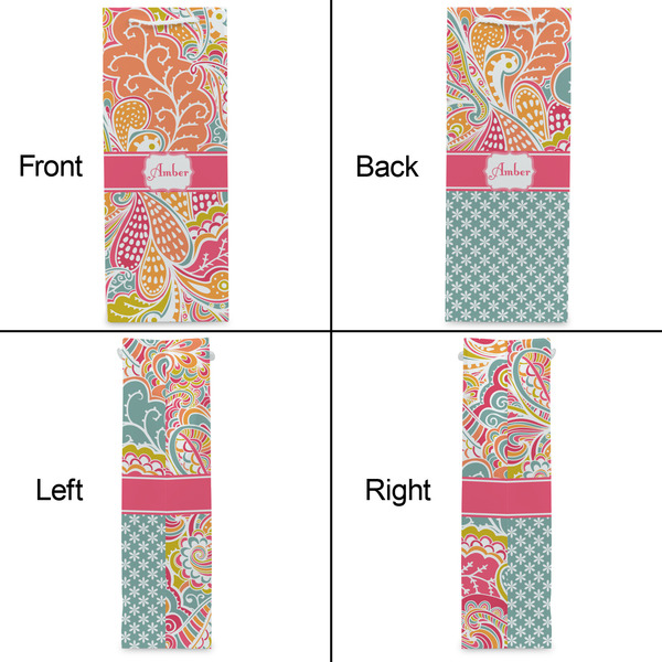 Abstract Foliage Wine Gift Bag - Gloss - Approval