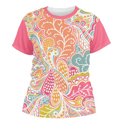 Abstract Foliage Women's Crew T-Shirt (Personalized)