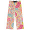 Abstract Foliage Womens Pjs - Flat Front