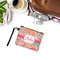 Abstract Foliage Wristlet ID Cases - LIFESTYLE