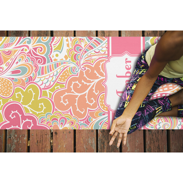 Abstract Foliage Yoga Mats - LIFESTYLE