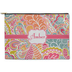 Abstract Foliage Zipper Pouch (Personalized)
