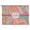 Abstract Foliage Zipper Pouch Large (Front)