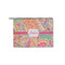 Abstract Foliage Zipper Pouch Small (Front)