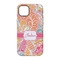 Abstract Foliage iPhone 14 Tough Case - Back