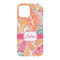 Abstract Foliage iPhone 15 Case - Back