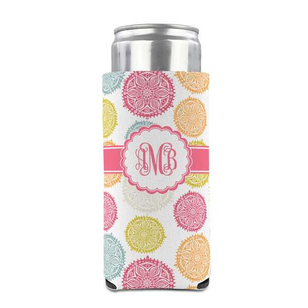 Doily Pattern 12oz Tall Can Sleeve - FRONT (on can)