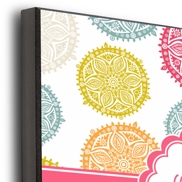 Doily Pattern 12x12 Wood Print - Closeup