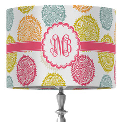 Doily Pattern 16" Drum Lamp Shade - Fabric (Personalized)
