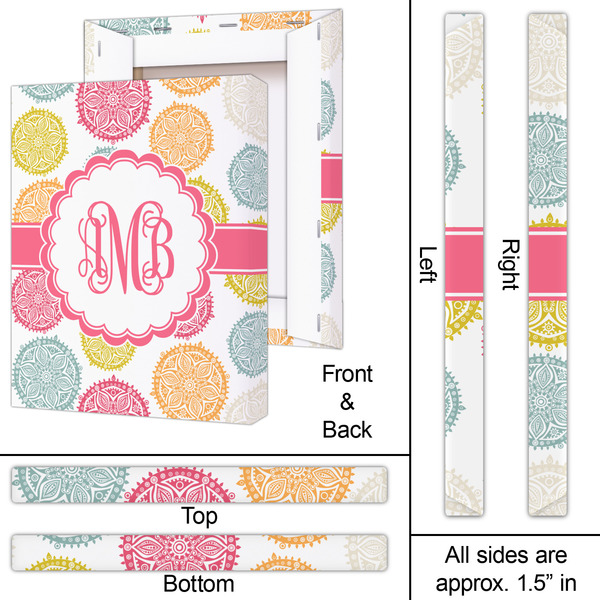 Doily Pattern 16x20 - Canvas Print - Approval