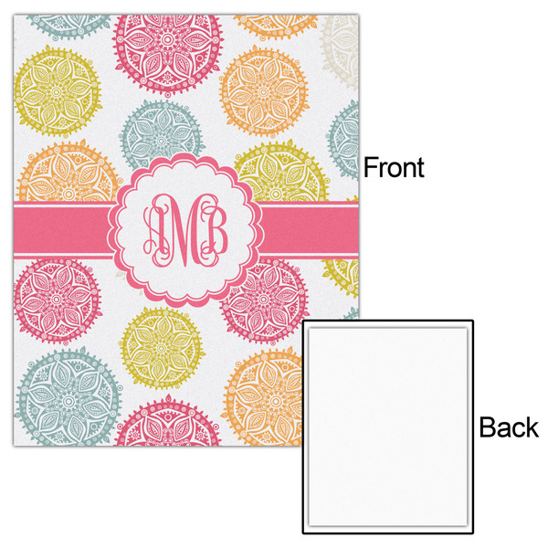 Doily Pattern 16x20 - Matte Poster - Front & Back