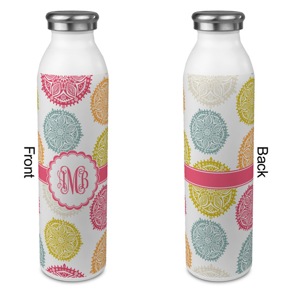 Doily Pattern 20oz Water Bottles - Full Print - Approval