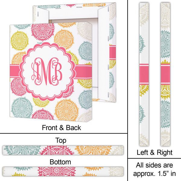 Doily Pattern 20x24 - Canvas Print - Approval