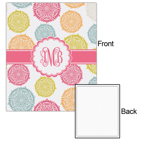 Doily Pattern 20x24 - Matte Poster - Front & Back