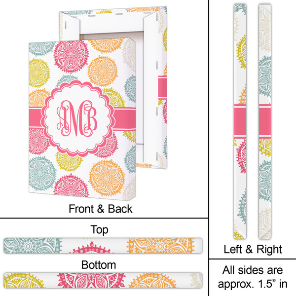 Doily Pattern 20x30 - Canvas Print - Approval