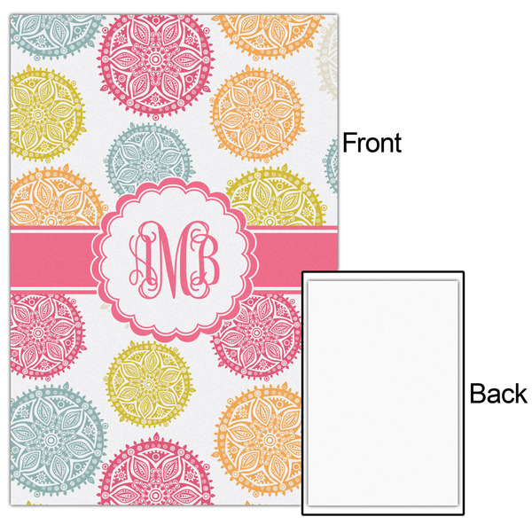 Doily Pattern 20x30 - Matte Poster - Front & Back