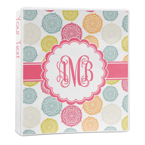 Custom Doily Pattern 3-Ring Binder - 1 inch (Personalized)