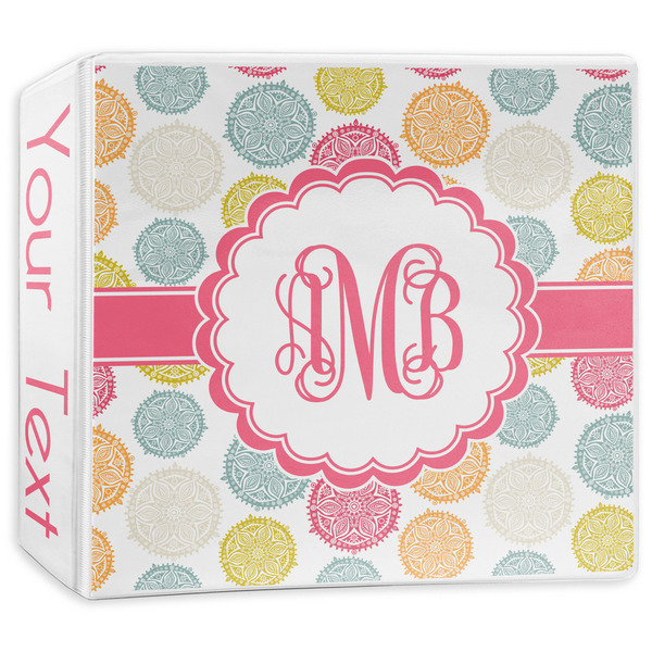 Custom Doily Pattern 3-Ring Binder - 3 inch (Personalized)