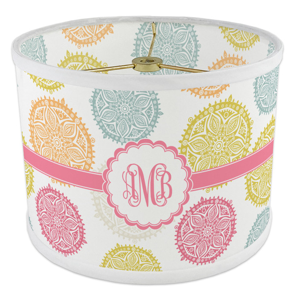 Doily Pattern 8" Drum Lampshade - ANGLE Poly-Film