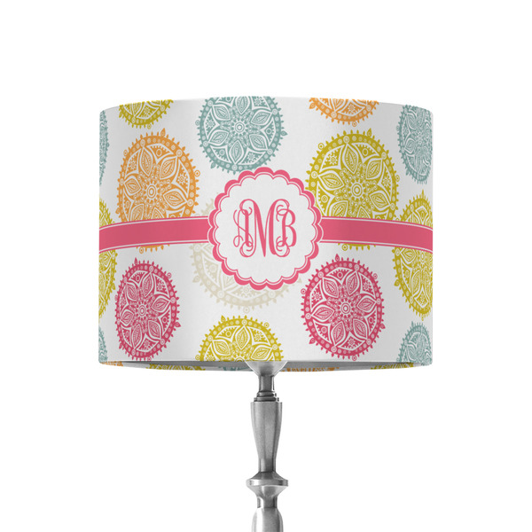 Custom Doily Pattern 8" Drum Lamp Shade - Fabric (Personalized)
