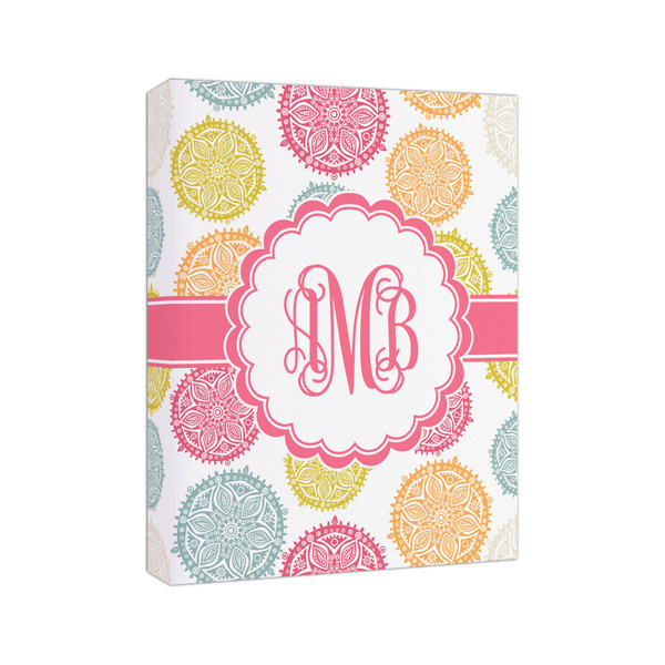 Doily Pattern 8x10 - Canvas Print - Angled View