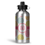 Doily Pattern Water Bottle - Aluminum - 20 oz (Personalized)