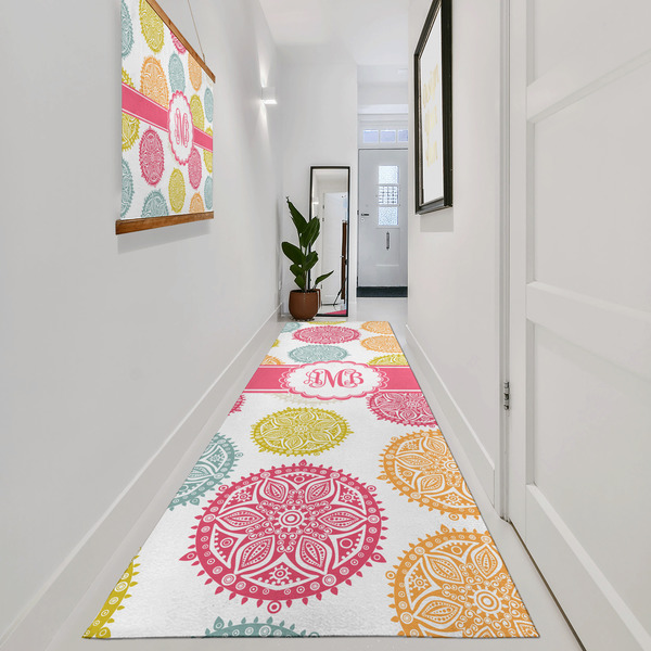 Doily Pattern Area Rug Sizes - In Context (vertical)