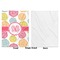 Doily Pattern Baby Blanket (Single Side - Printed Front, White Back)