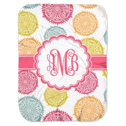 Doily Pattern Baby Swaddling Blanket (Personalized)