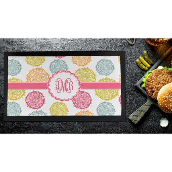 Doily Pattern Bar Mat - Small - LIFESTYLE