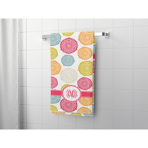 Doily Pattern Bath Towel - LIFESTYLE