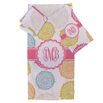 Doily Pattern Bath Towel Set - 3 Pcs (Personalized)