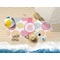 Doily Pattern Beach Towel Lifestyle