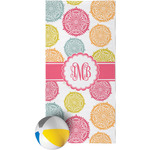 Doily Pattern Beach Towel (Personalized)