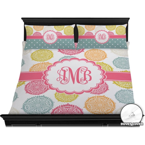 Doily Pattern Bedding Set (King) - Duvet