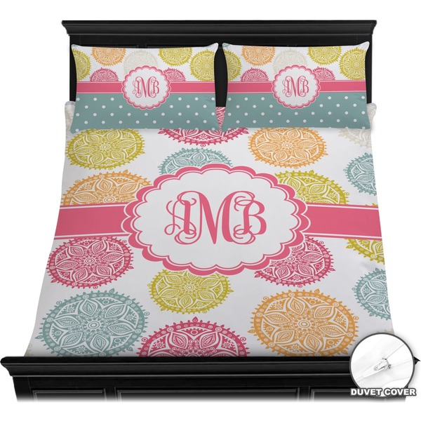 Doily Pattern Bedding Set (Queen) - Duvet