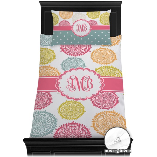 Doily Pattern Bedding Set (Twin) - Duvet