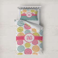 Doily Pattern Duvet Cover Set - Twin XL (Personalized)