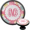 Doily Pattern Cabinet Knob (Black) (Personalized)