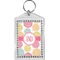 Doily Pattern Bling Keychain (Personalized)