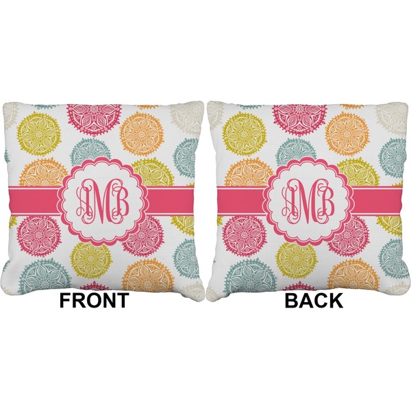 Doily Pattern Burlap Pillow Approval