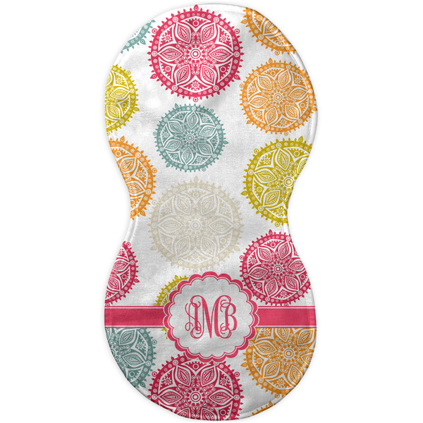 Doily Pattern Burp Peanut Shaped Flat