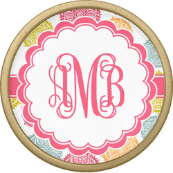 Doily Pattern Cabinet Knob - Gold (Personalized)