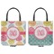 Doily Pattern Canvas Tote - Front and Back