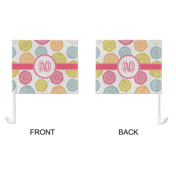 Doily Pattern Car Flag - Large - APPROVAL