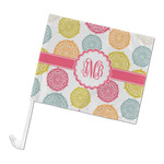 Doily Pattern Car Flag (Personalized)
