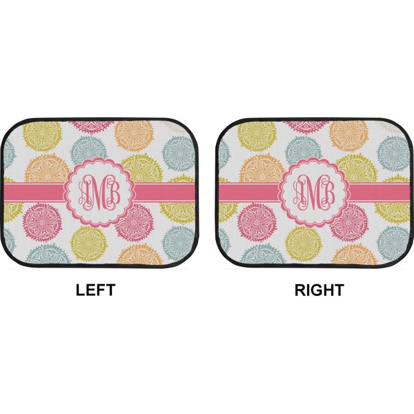 Doily Pattern Car Floor Mats (Back Seat) (Approval)