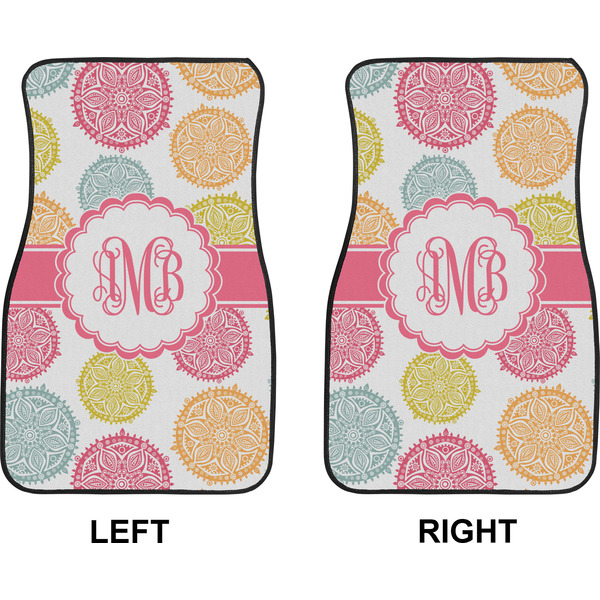 Doily Pattern Car Mat Front - Approval