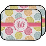 Doily Pattern Car Floor Mats (Back Seat) (Personalized)